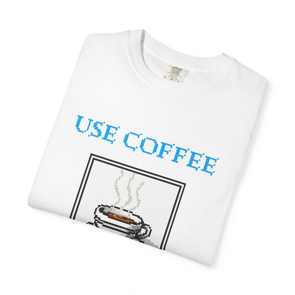 Use Coffee to Restore Your Soul T-Shirt | Coffee cup graphic tee with gaming reference